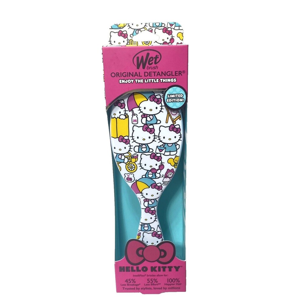 Hello Kitty Wet Brush Original Detangler Hair Brush Brand New Hello Kitty Design